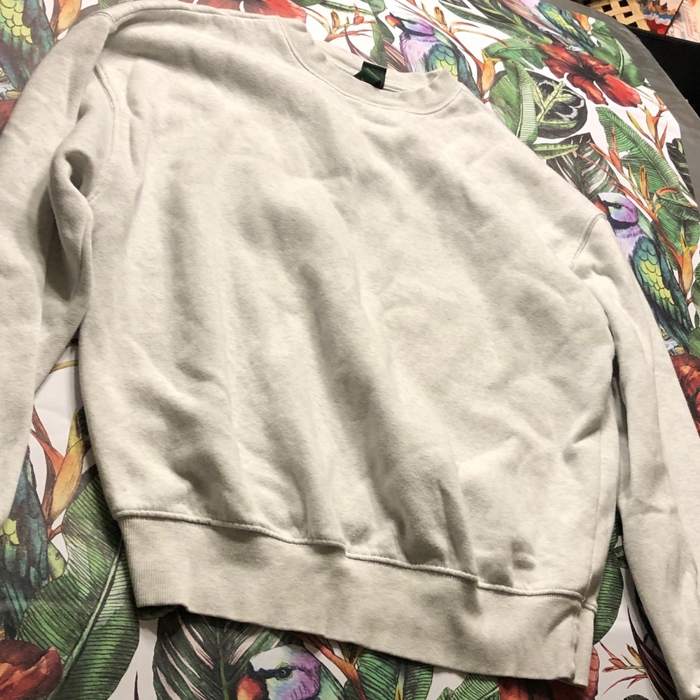 Wild Fable  Crewneck Sweatshirt via - Light Gray - Picture 1 of 3